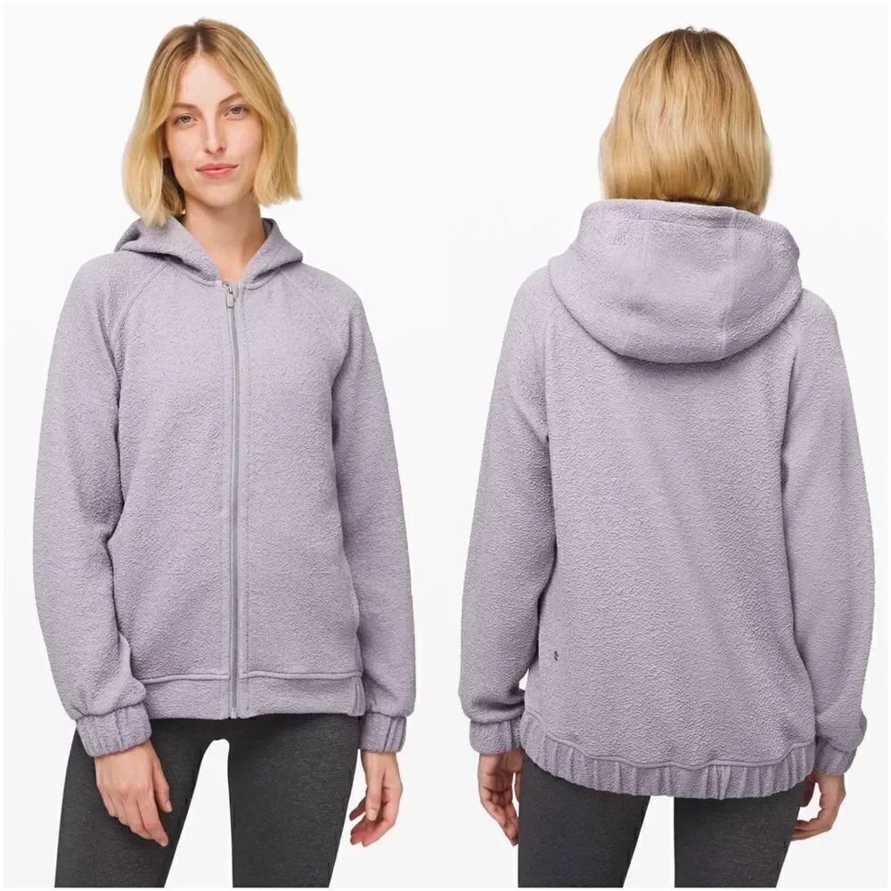 Lululemon Pave New Ways Full-Zip Glacier Grey XS
